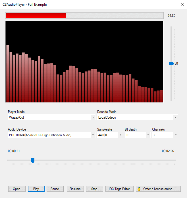 Windows 10 CSAudioPlayer full