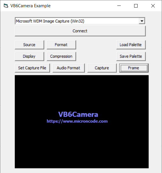 Windows 10 VB6Camera full